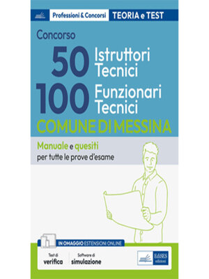 cover image of CONCORSO 50 istruttori tecnici e 100 Funzionari tecnici comune di Messina
